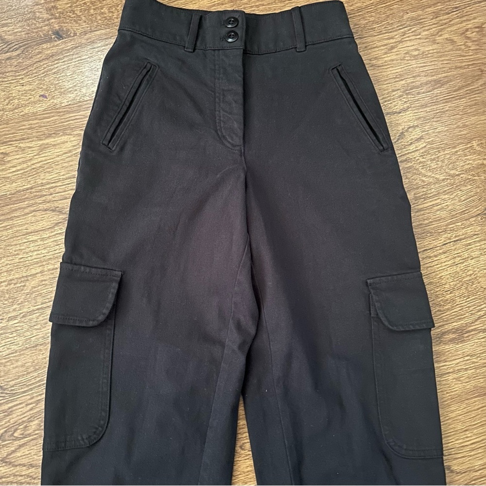 Wilfred frees black Cargo Pants size 0 high rise cotton blend
